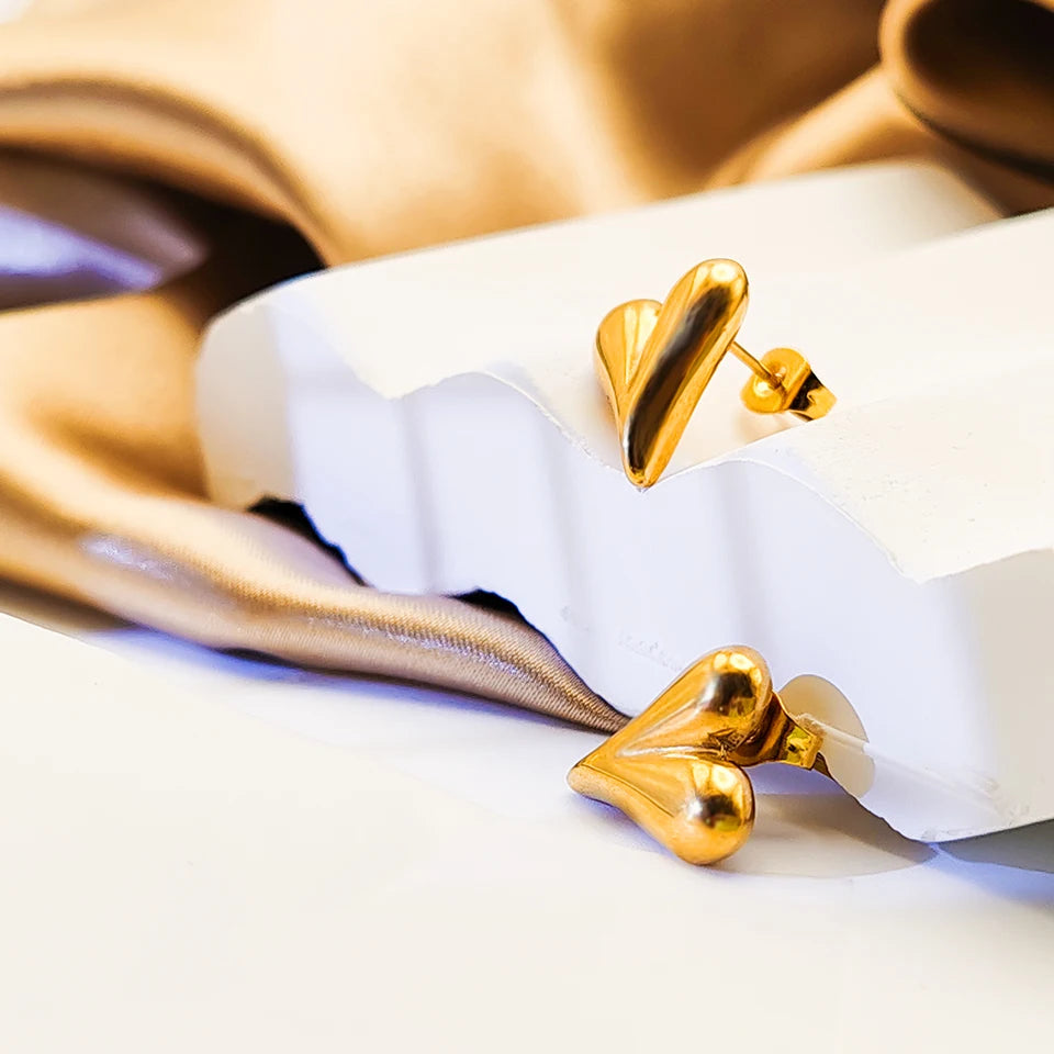 Orecchini a forma di cuore